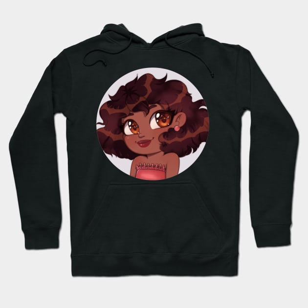 Cute chibi girl Hoodie by Itsacuteart